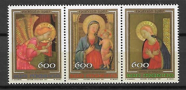BOŻE NARODZENIE SAN MARINO MI.1377-1379**