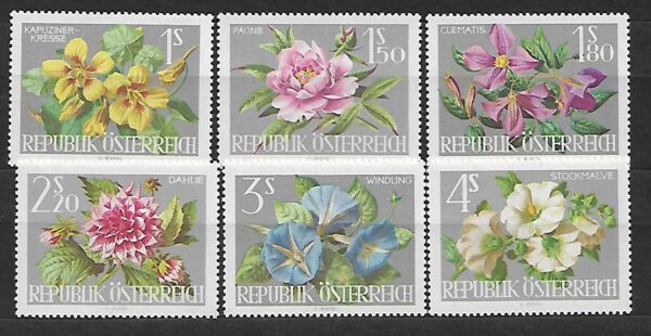 KWIATY AUSTRIA MI.1145-1150**