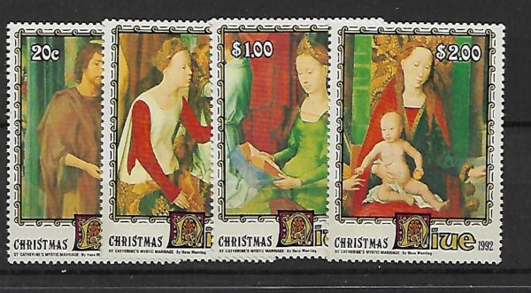BOŻE NARODZENIE NIUE MI.813-816**