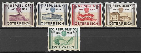 ARCHITEKTURA AUSTRIA MI.1012-1016**