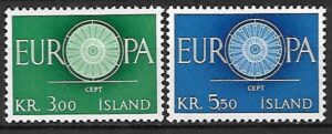 EUROPA CEPT ISLANDIA MI.343-344**