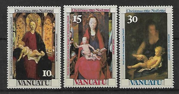 BOŻE NARODZENIE VANUATU MI.595-597**