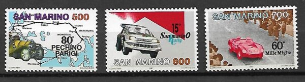 RAJD SAMOCHODOWY SAN MARINO MI.1356-1358**