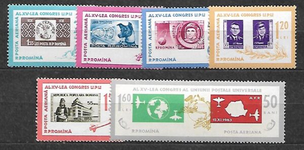 KONGRES POCZTOWY RUMUNIA MI.2189-2194**