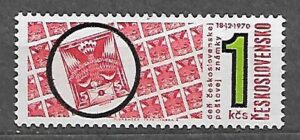 DZIEŃ ZNACZKA CZECHOSŁOWACJA MI.1980**