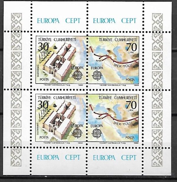 EUROPA CEPT TURCJA MI.BL.21**