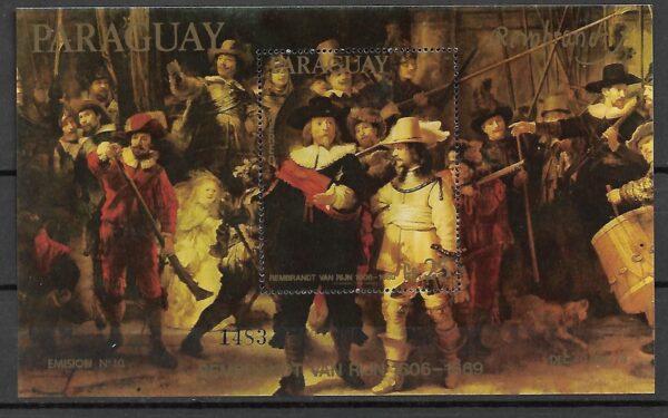 REMBRANDT PARAGWAJ MI.BL.381**