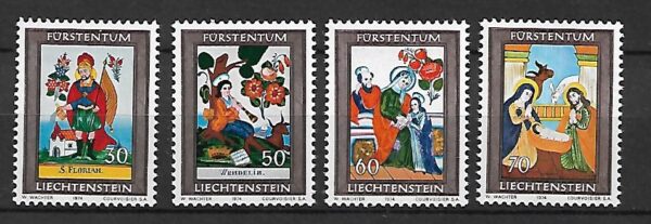 BOŻE NARODZENIE LIECHTENSTEIN MI.616-619**