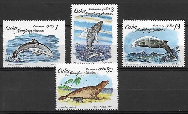 FAUNA MORSKA KUBA MI.2483-2486**