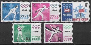 OLIMPIADA ZIMOWA ZSRR MI.2866-2870A**