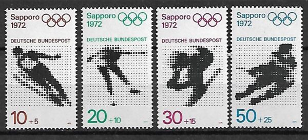 OLIMPIADA SPORTOWA NIEMCY MI.680-683**
