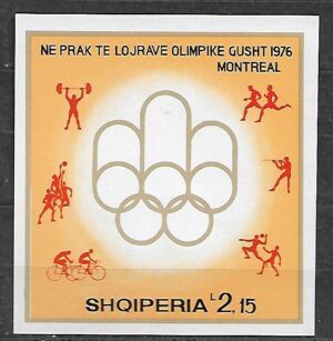 OLIMPIADA LETNIA  ALBANIA MI.BL.58**