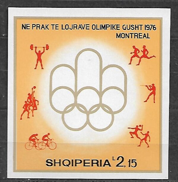 OLIMPIADA LETNIA  ALBANIA MI.BL.58**