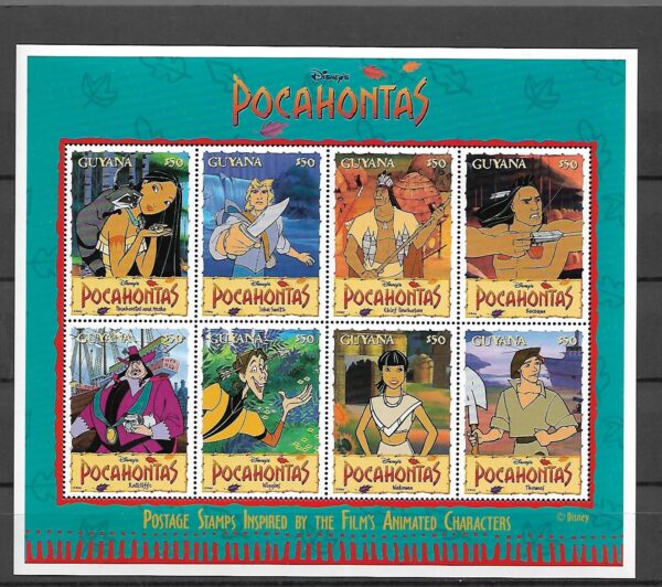 POCAHONTAS GUJANA MI.ARK.5174-5181**