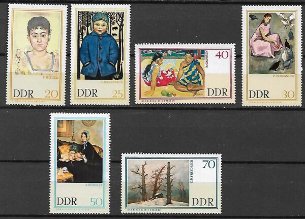 MALARSTWO DDR MI.1262-1267**