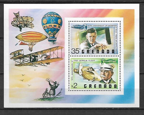LOTNICTWO GRENADA MI.BL.69**