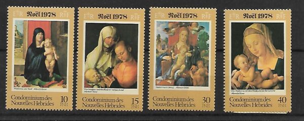 BOŻE NARODZENIE NOWE HEBRYDY MI.523-526**