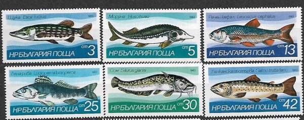RYBY BUŁGARIA MI.3158-3163**
