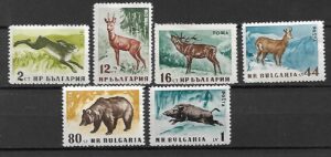 ZWIERZĘTA BUŁGARIA MI.1058-1063A**