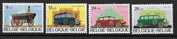 ZABYTKOWE AUTA BELGIA MI.2284-2287**
