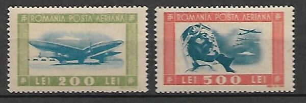 LOTNICTWO RUMUNIA MI.998-999**