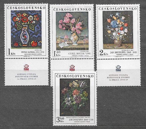 MALARSTWO CZECHOSŁOWACJA MI.2351-2354**