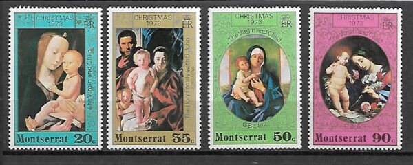 BOŻE NARODZENIE MONTSERRAT MI.295-298**