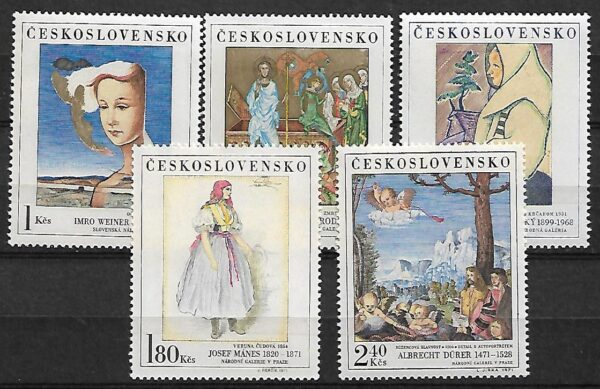 MALARSTWO CZECHOSŁOWACJA MI.2032-2036**