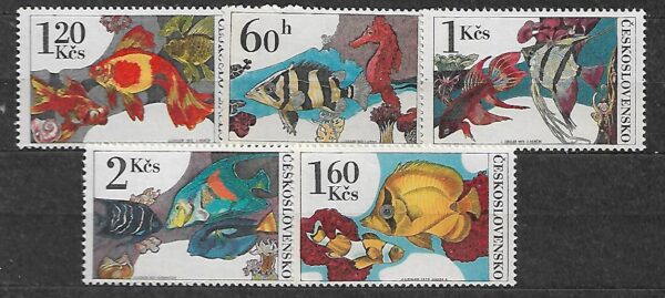 RYBY  CZECHOSŁOWACJA MI.2260-2264**