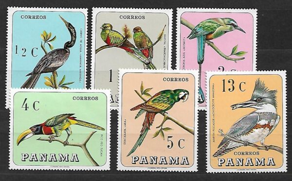 PTAKI PANAMA MI.989-994**