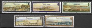 MALARSTWO GUERNSEY MI.335-339**
