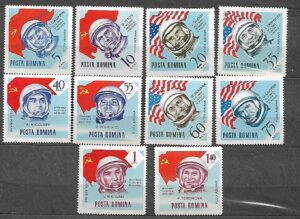 LOT NA KSIĘŻYC RUMUNIA MI.2238-2247**