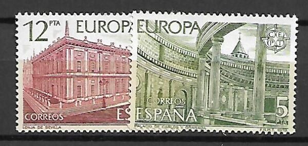 EUROPA CEPT  HISZPANIA MI.2366-2367**