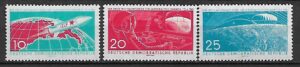 LOT NA KSIĘŻYC DDR MI.822-824**