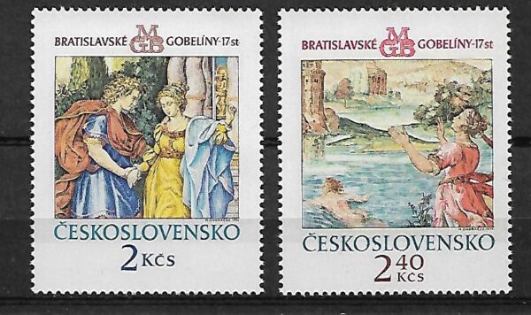 MALARSTWO CZECHOSŁOWACJA MI.2214-2215**