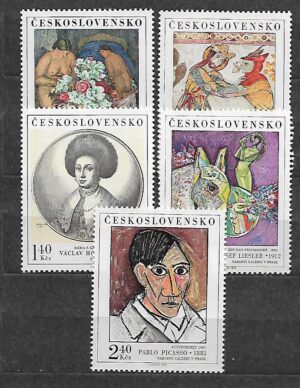 MALARSTWO CZECHOSŁOWACJA MI.2105-2109**
