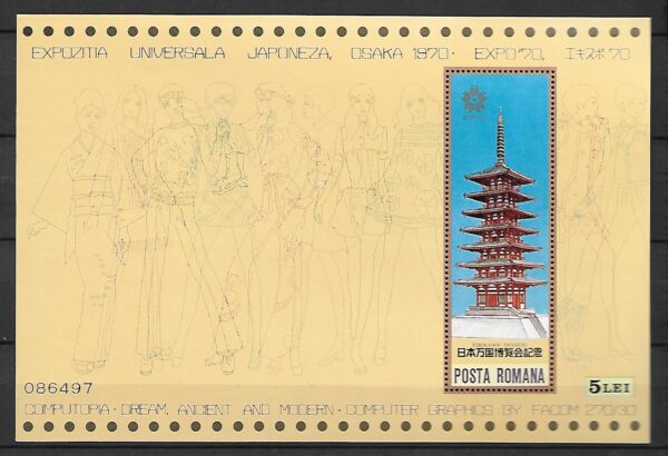 ARCHITEKTUR RUMUNIA MI.BL.80**