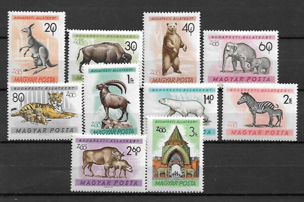 ZWIERZĘTA W ZOO WĘGRY MI.1727-1736A**