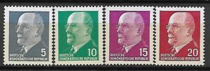 SŁAWNI LUDZIE DDR MI.845-848**