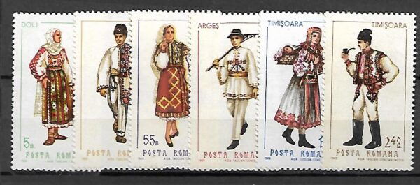 STROJE LUDOWE RUMUNIA MI.2739-2744**