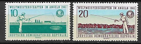 WĘDKARSTWO DDR MI.841-842**