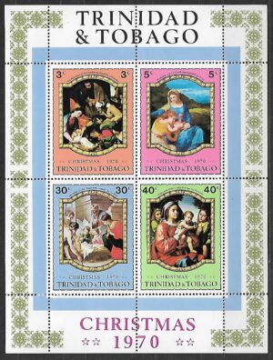 BOŻE NARODZENIE TRYNIDAD TOBAGO MI.BL.1**