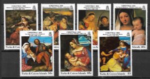 MALARSTWO WYSPY TURKS CAICOS MI.824-830**