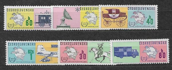 UPU CZECHOSŁOWACJA MI.2222-2227**