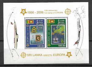 DZIEŃ ZNACZKA SIR LANKA MI.BL.102**