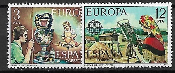 EUROPA CEPT HISZPANIA MI.2209-2210**
