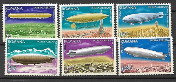ZEPPELINY RUMUNIA MI.3499-3504**