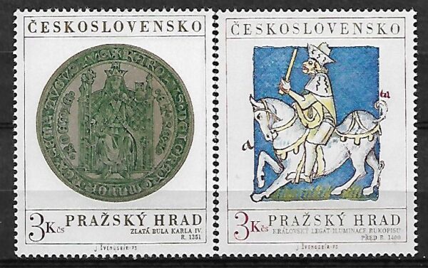 MALARSTWO CZECHOSŁOWACJA MI.2141-2142**