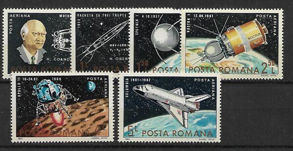 LOT A KSIEŻYC RUMUNIA MI.3933-3938**