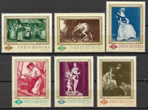 MALARSTWO RUMUNIA MI.2576-2581**
